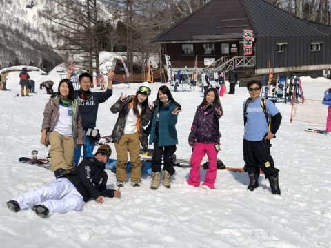 新潟湯沢　かぐらスノボー　集合写真